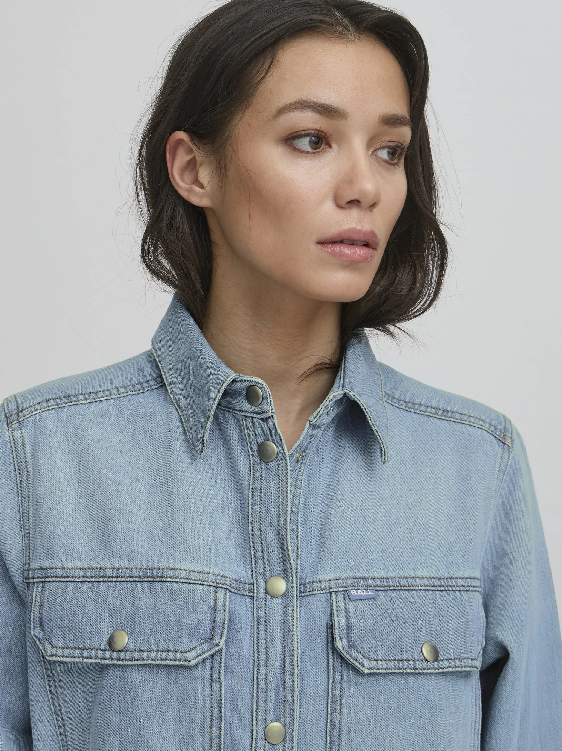 Ball Damen Jeanshemd BALEON in blau