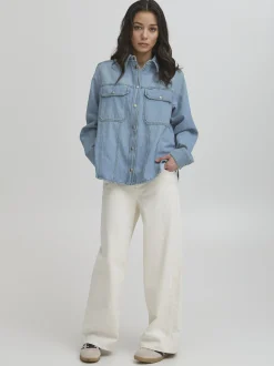 Ball Damen Jeanshemd BALEON in blau