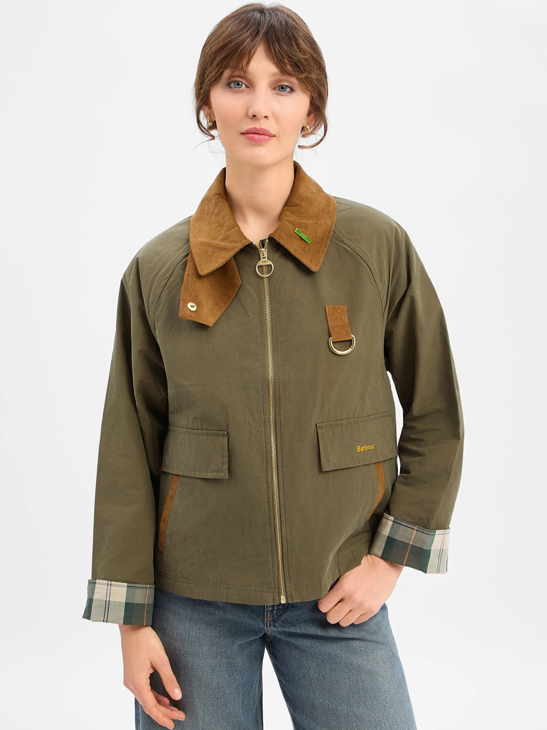 Barbour Damen Übergangsjacke - Showerproof in khaki braun