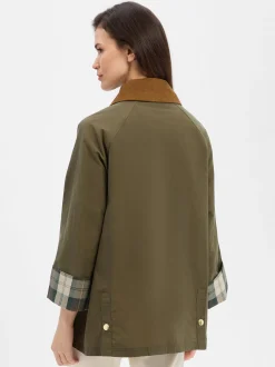 Barbour Damen Übergangsjacke - Icons Bedale in khaki cognac