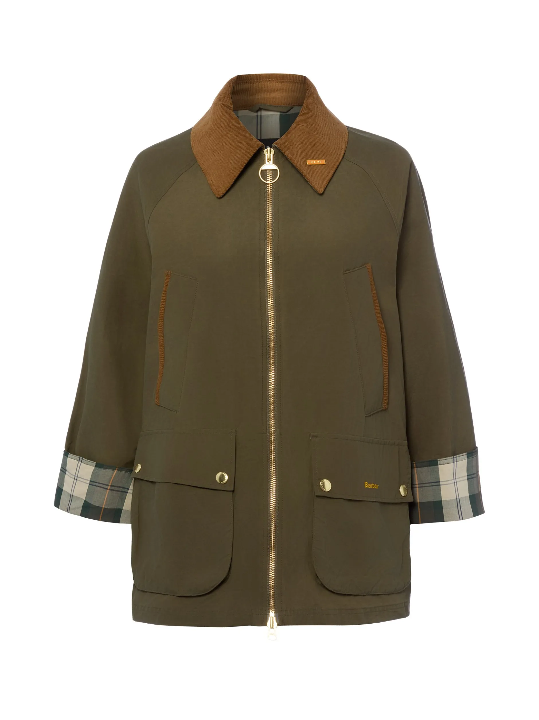 Barbour Damen Übergangsjacke - Icons Bedale in khaki cognac