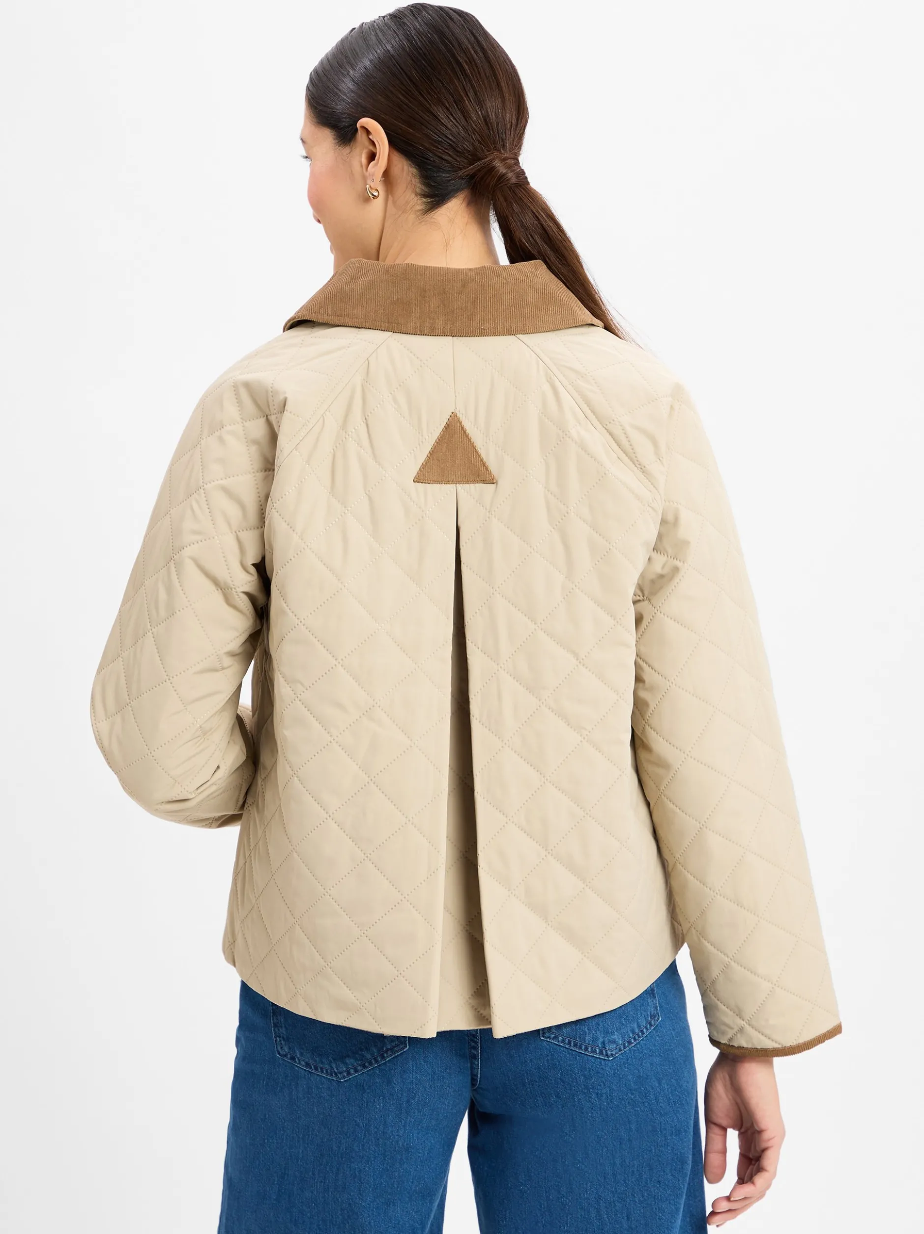 Barbour Damen Steppjacke - Anise Quilt in beige braun