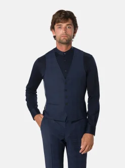 Benvenuto Herren Anzugweste - UMBERTO in blau