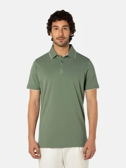 Benvenuto Herren Polo - ALFREDO in grün - Ärmel: kurzarm