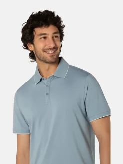 Benvenuto Herren Polo - ALFREDO in hellblau