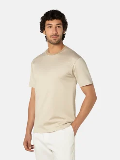 Benvenuto Herren T-Shirt - AMADEO in beige