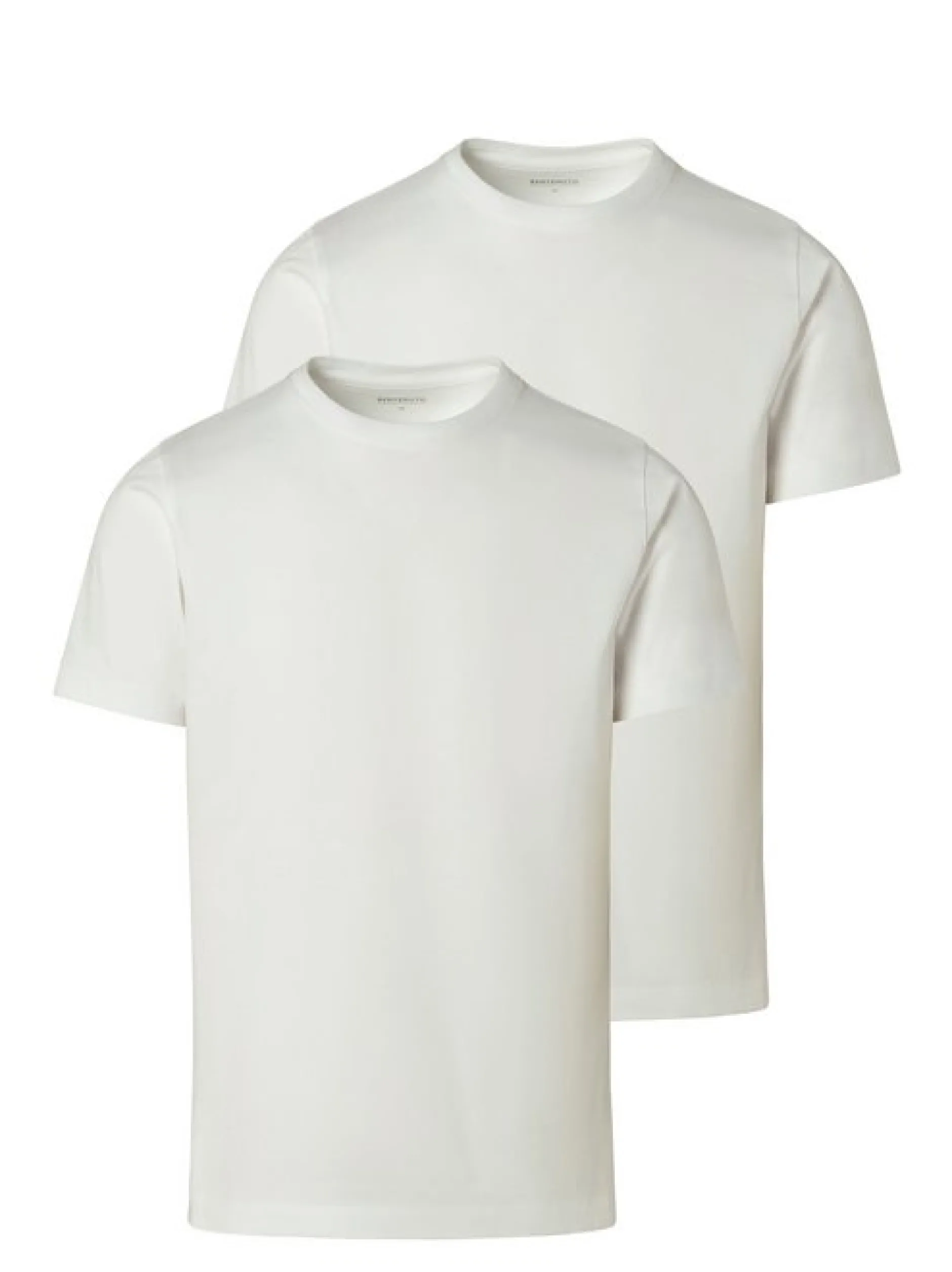 Benvenuto Herren T-Shirt in weiß - Ausschnitt: Rundhals