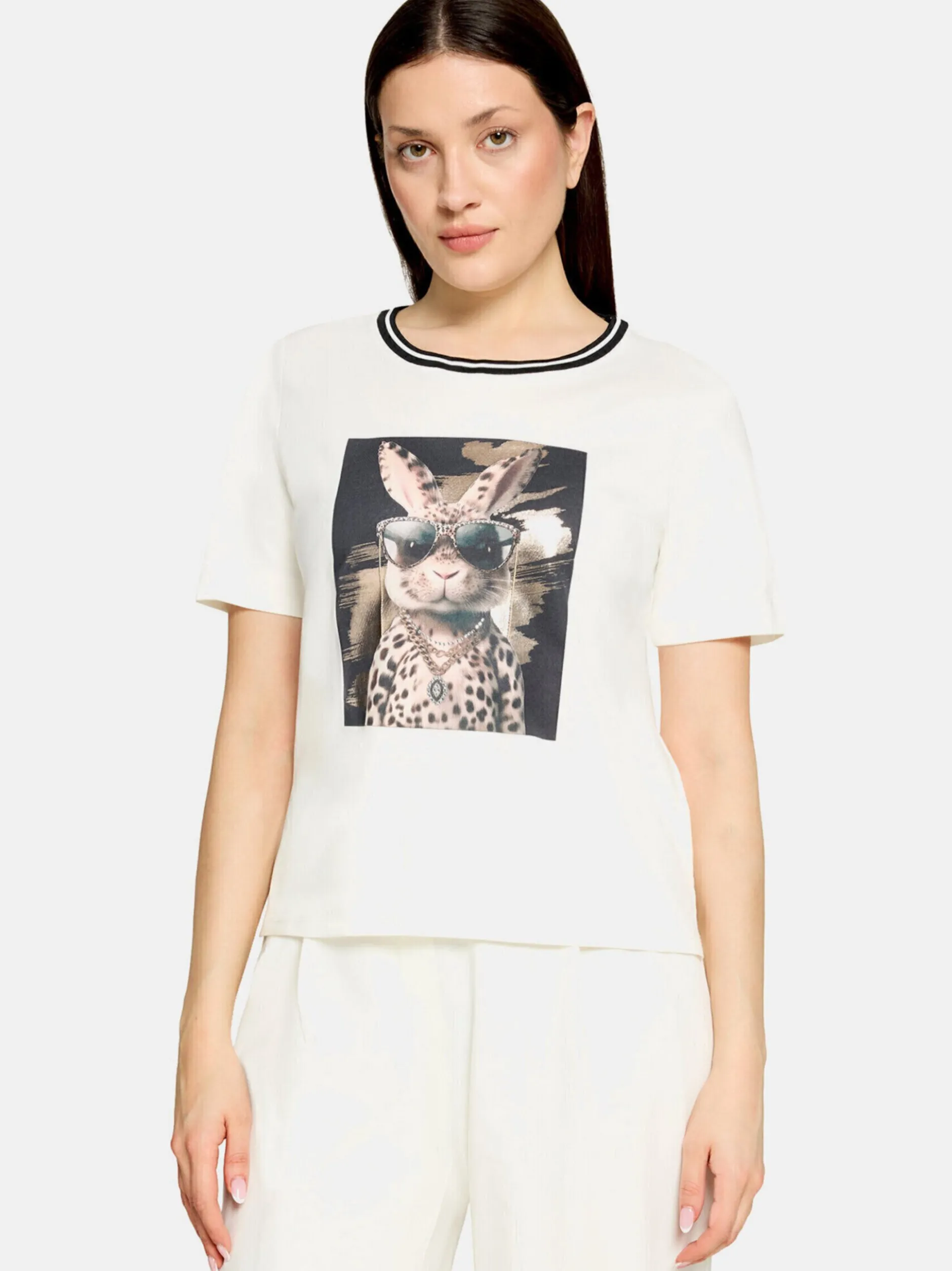 Betty Barclay Damen Basic Shirt in beige