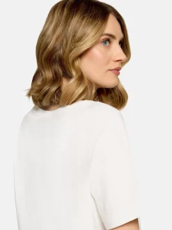 Betty Barclay Damen Basic Shirt in weiß mehrfarbig