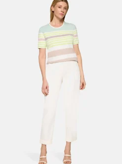 Betty Barclay Damen Basic Shirt in mehrfarbig beige