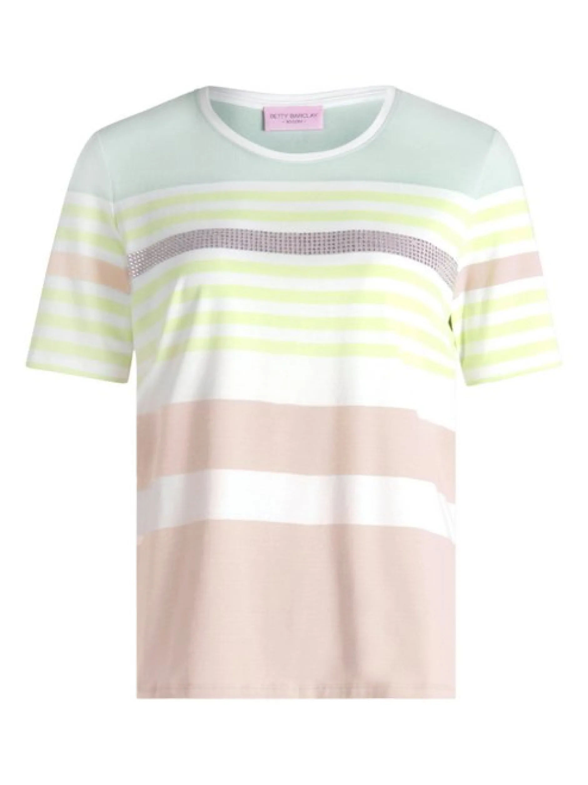 Betty Barclay Damen Basic Shirt in mehrfarbig beige