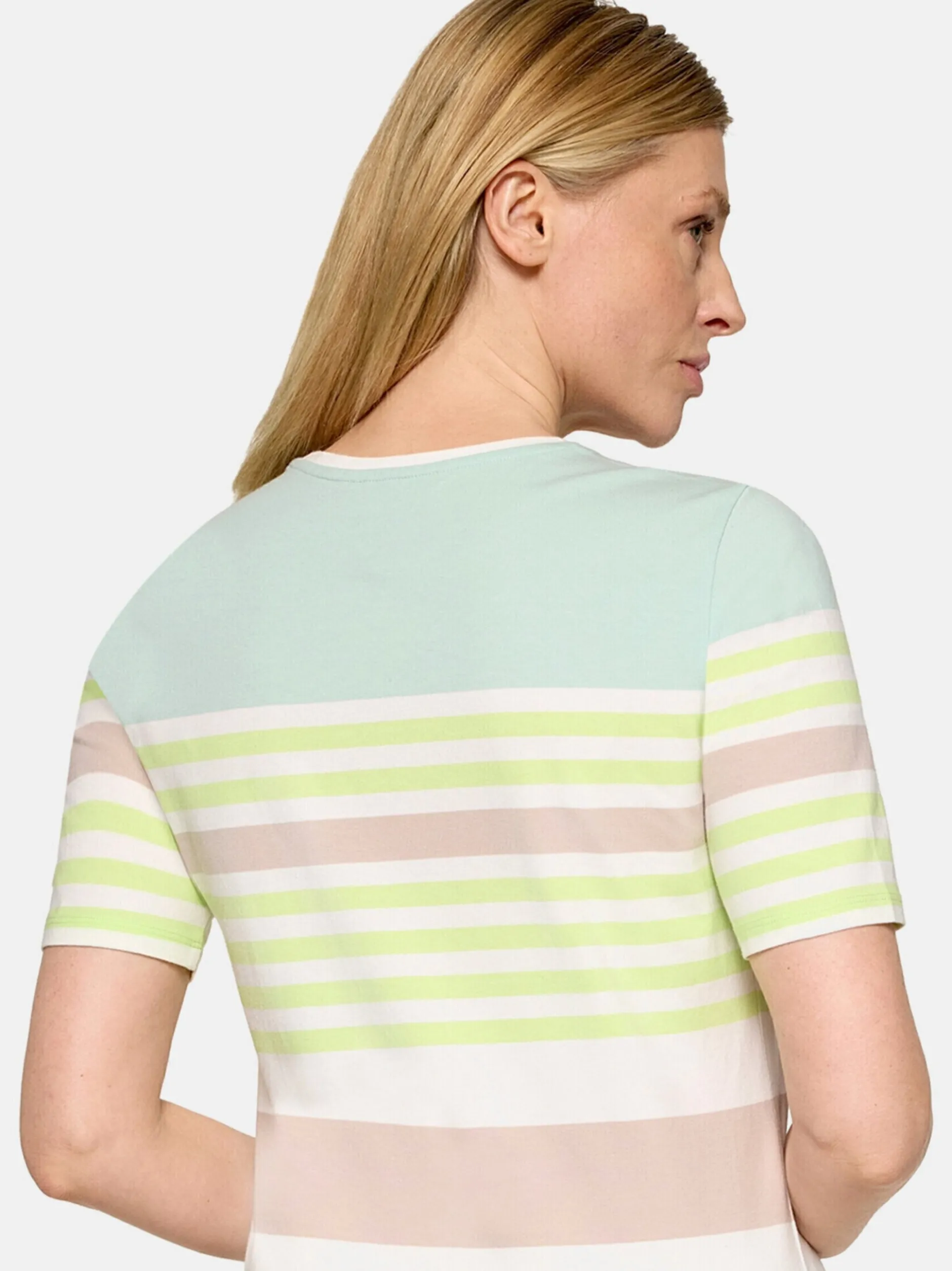 Betty Barclay Damen Basic Shirt in mehrfarbig beige