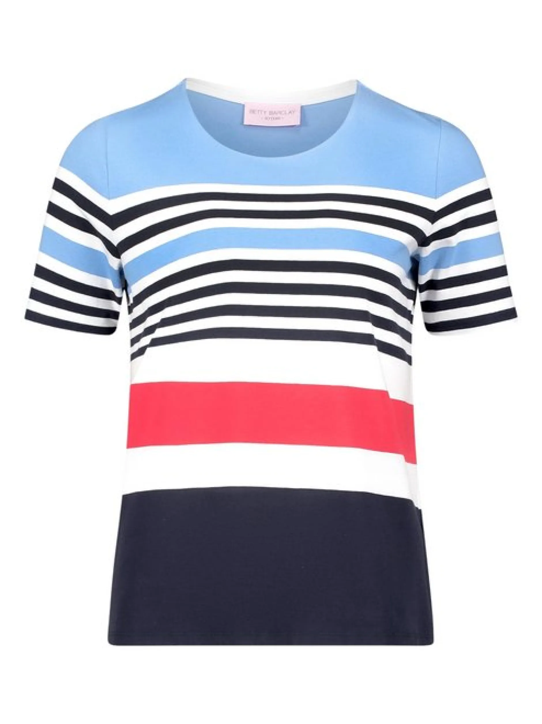 Betty Barclay Damen Basic Shirt in blau mehrfarbig