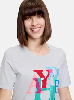 Betty Barclay Damen Basic Shirt in grau