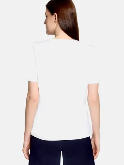 Betty Barclay Damen Basic Shirt in weiß