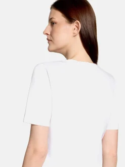 Betty Barclay Damen Basic Shirt in weiß