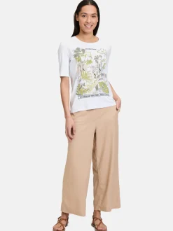 Betty Barclay Damen Basic Shirt in weiß mehrfarbig