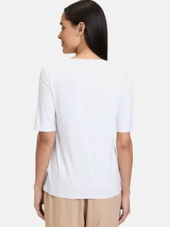 Betty Barclay Damen Basic Shirt in weiß mehrfarbig