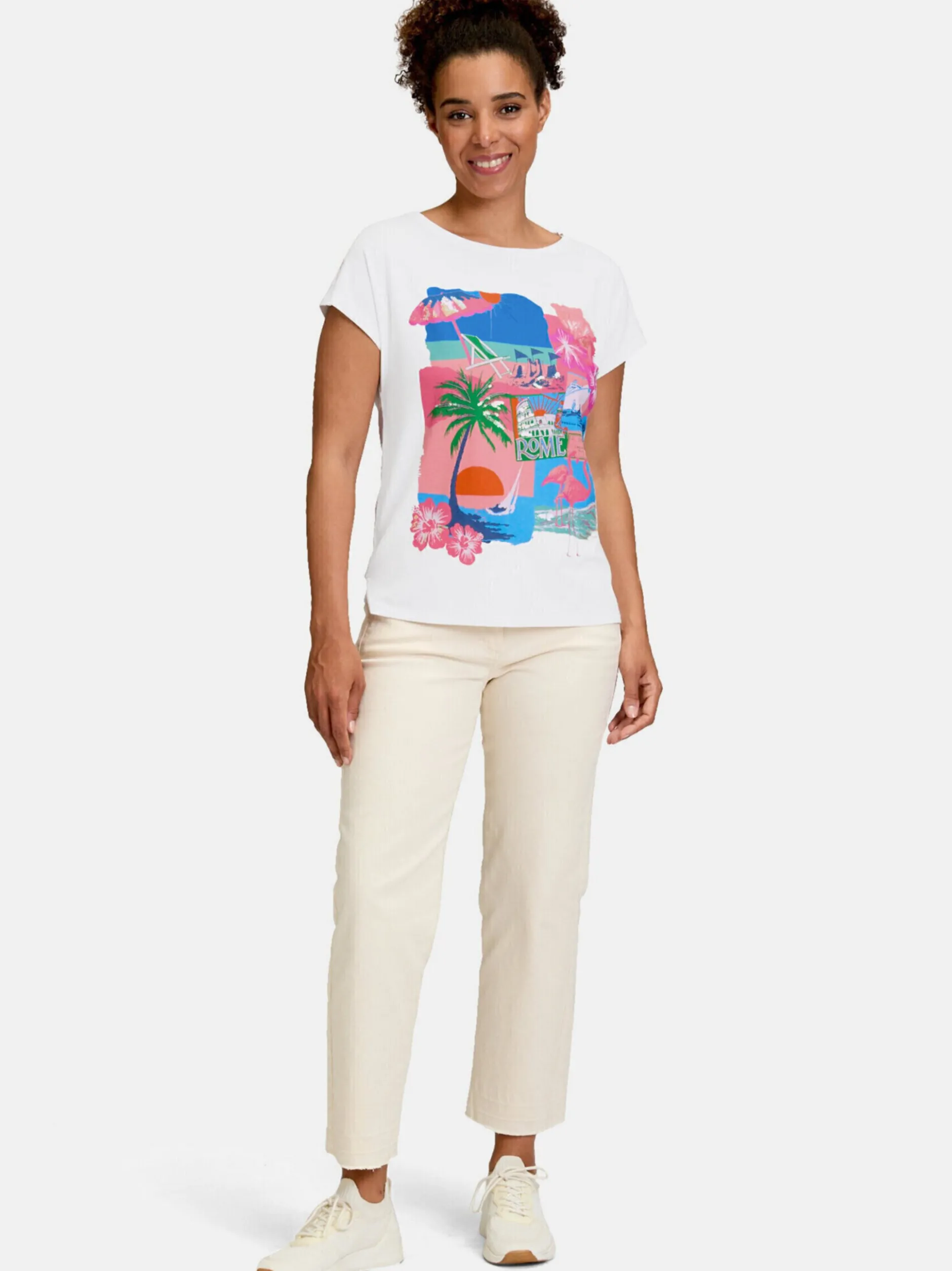 Betty Barclay Damen Basic Shirt in grau