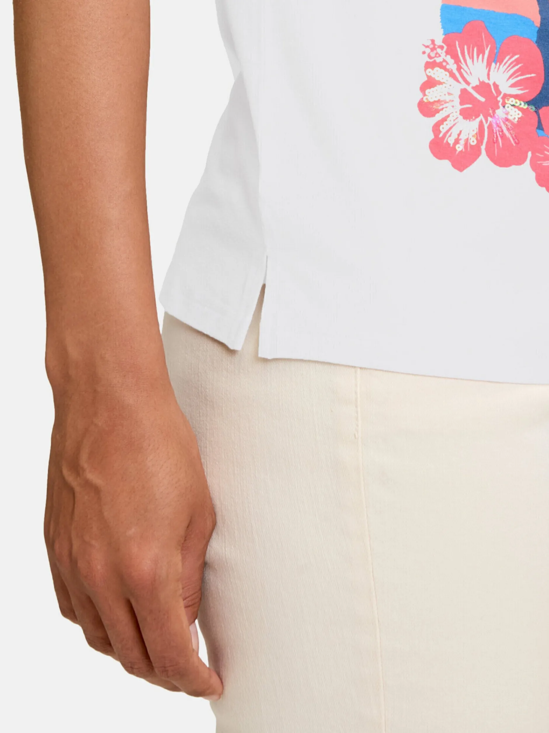 Betty Barclay Damen Basic Shirt in grau