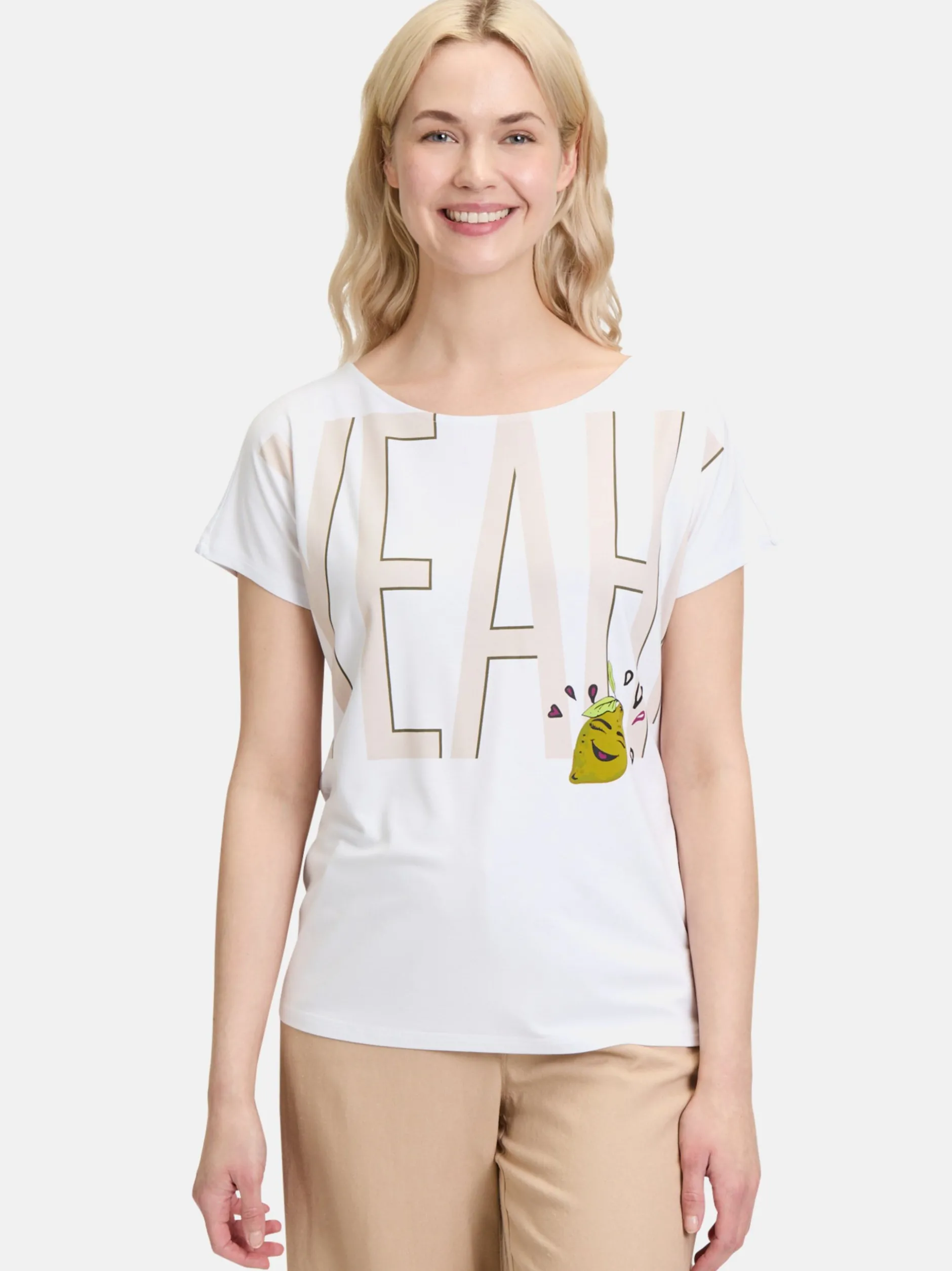 Betty Barclay Damen Basic Shirt in beige