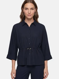 Betty Barclay Damen Blusenjacke in marine royal