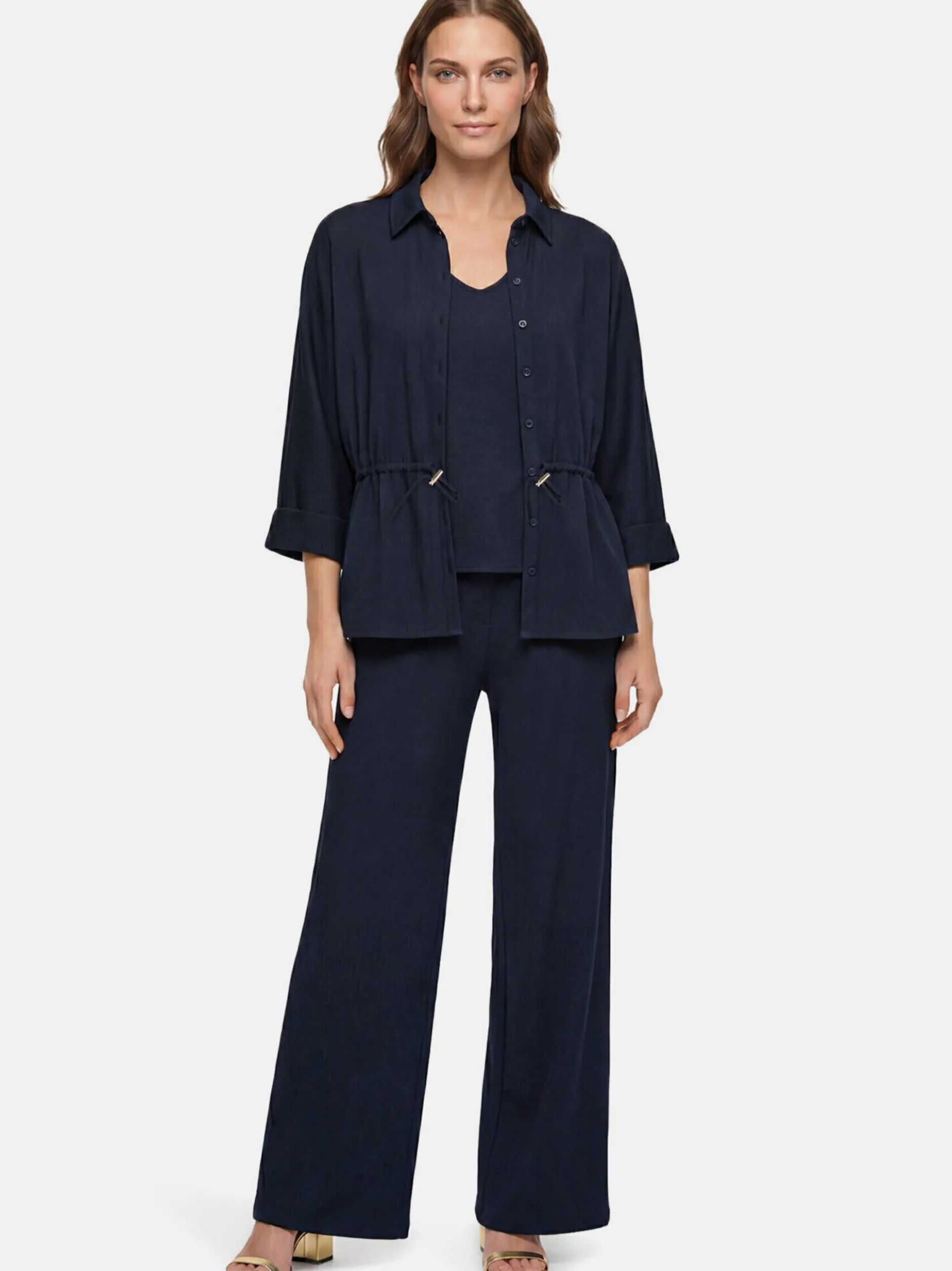 Betty Barclay Damen Blusenjacke in marine royal