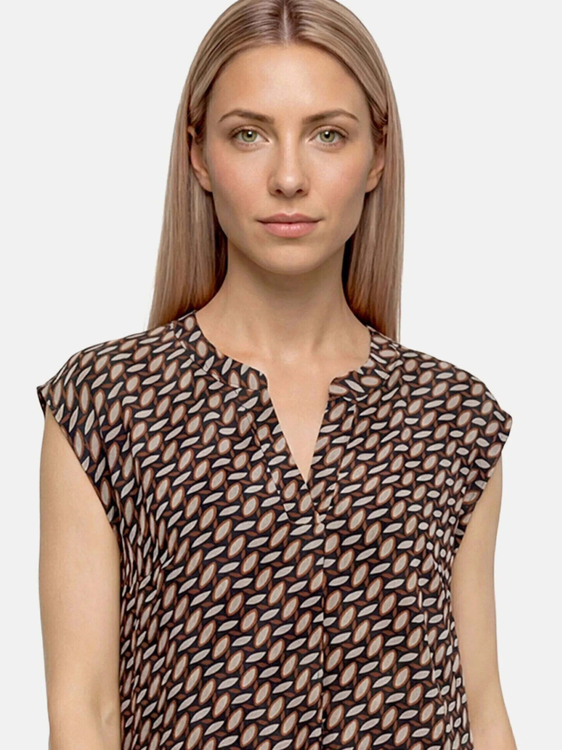 Betty Barclay Damen Blusenkleid in braun