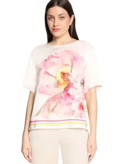 Betty Barclay Damen Blusenshirt in beige mehrfarbig