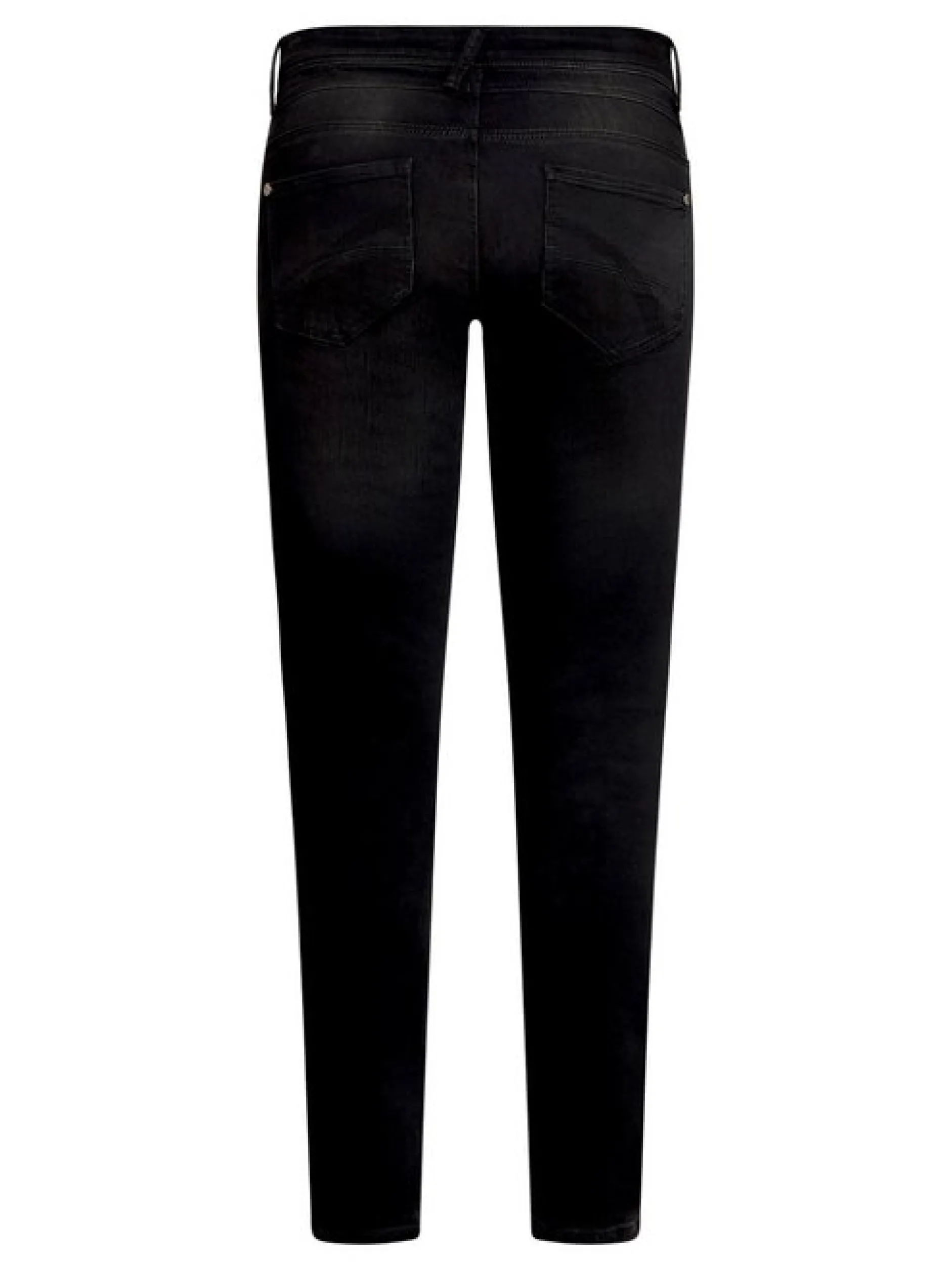 Betty Barclay Damen Boyfriend-Hose in schwarz denim