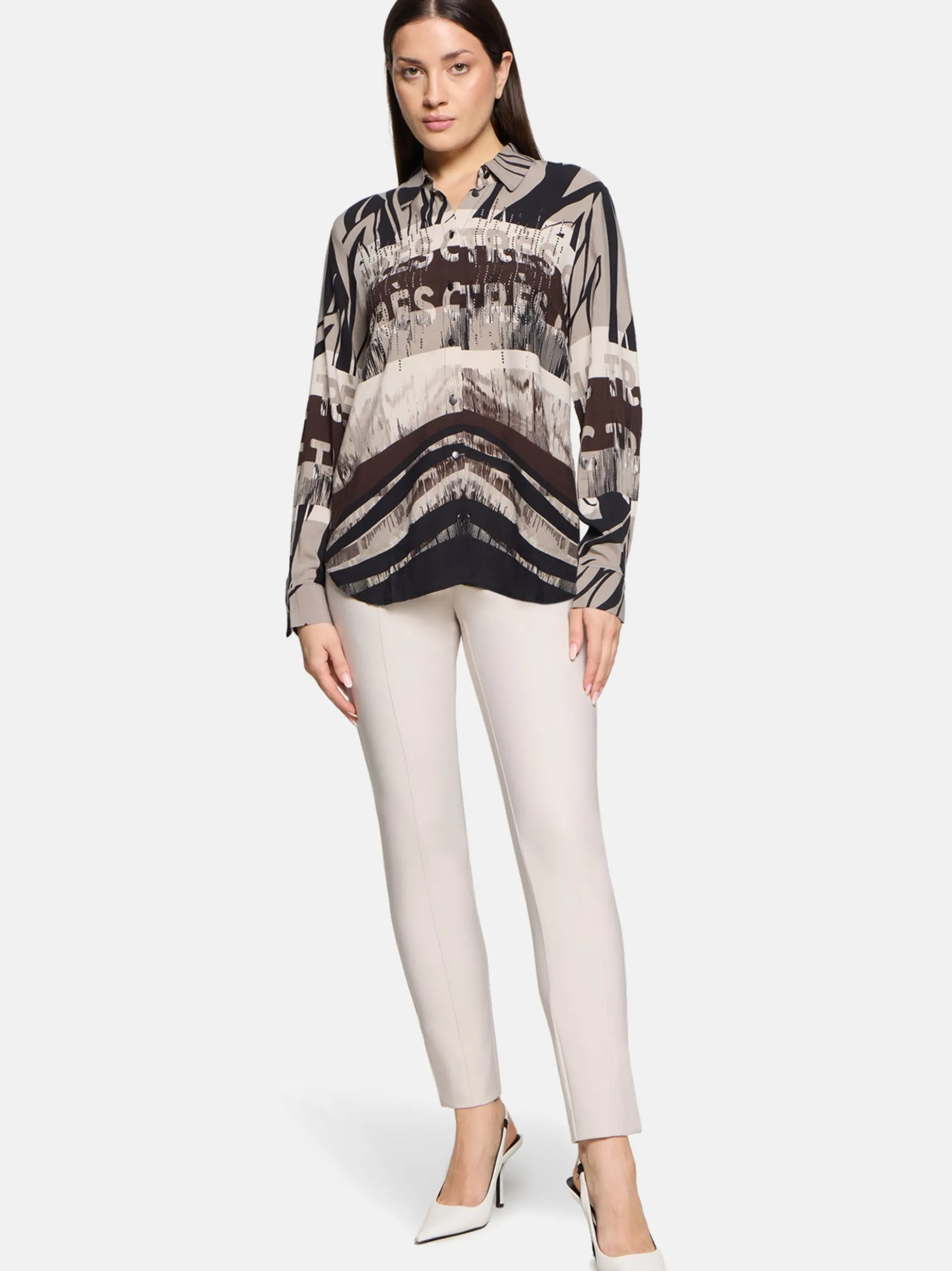 Betty Barclay Damen Businesshose in ecru
