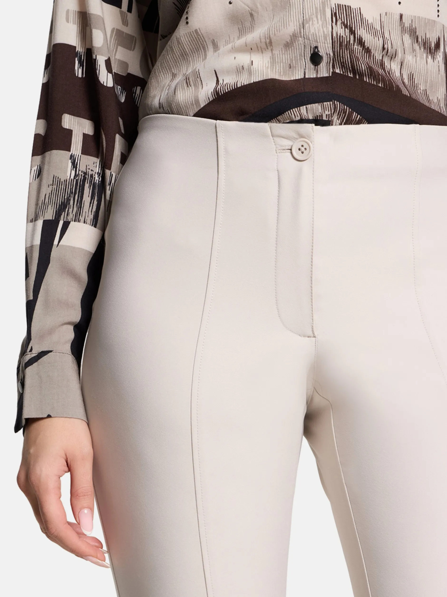 Betty Barclay Damen Businesshose in ecru