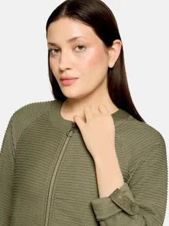 Betty Barclay Damen Casual-Jacke in khaki oliv