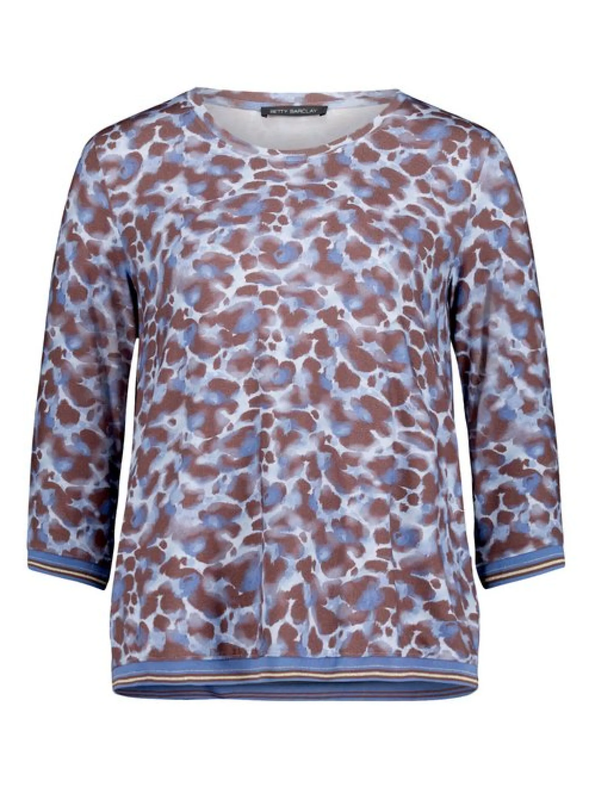 Betty Barclay Damen Casual-Shirt in blau mehrfarbig
