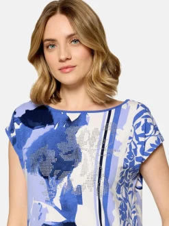 Betty Barclay Damen Casual-Shirt in blau mehrfarbig