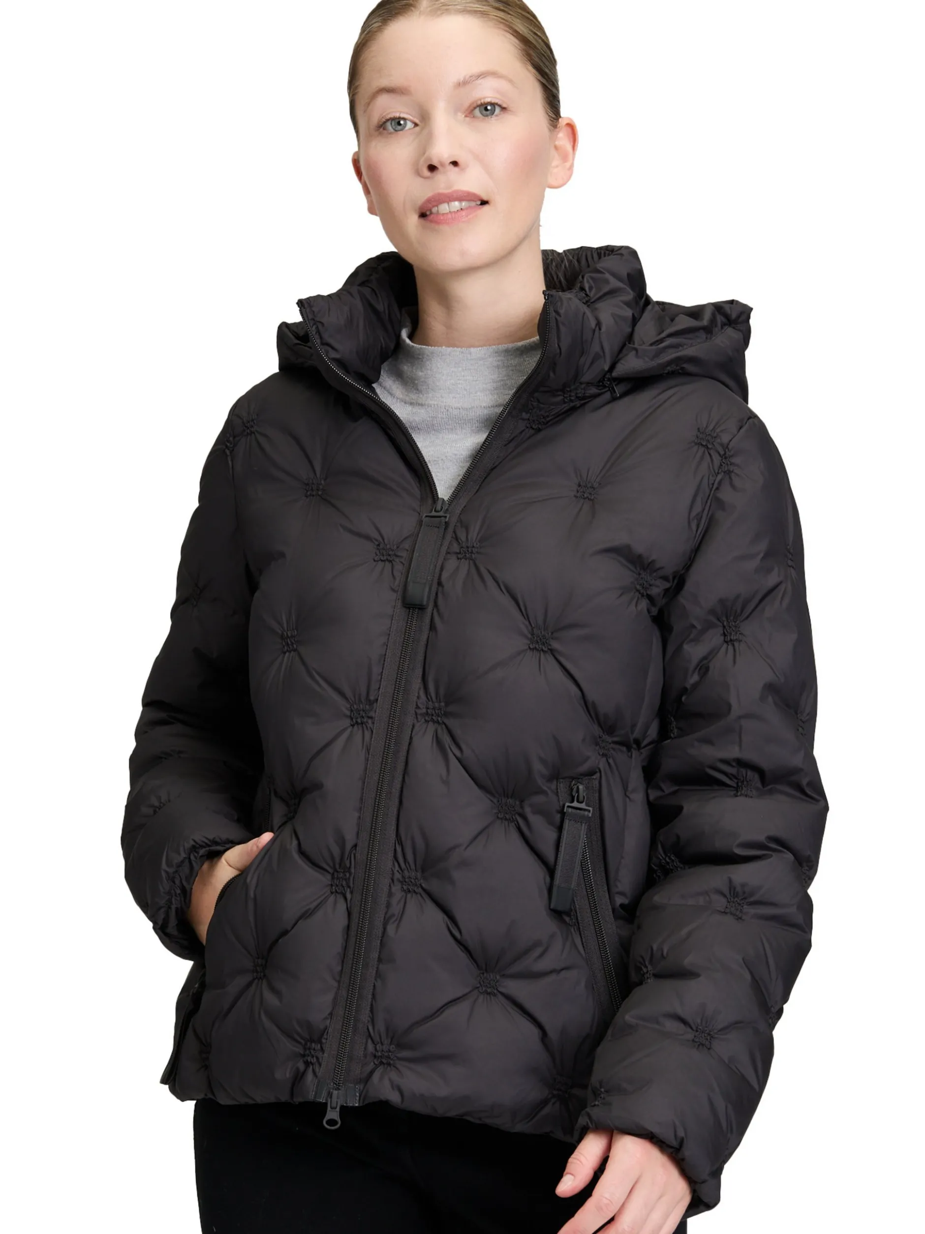 Betty Barclay Damen Daunenjacke in schwarz
