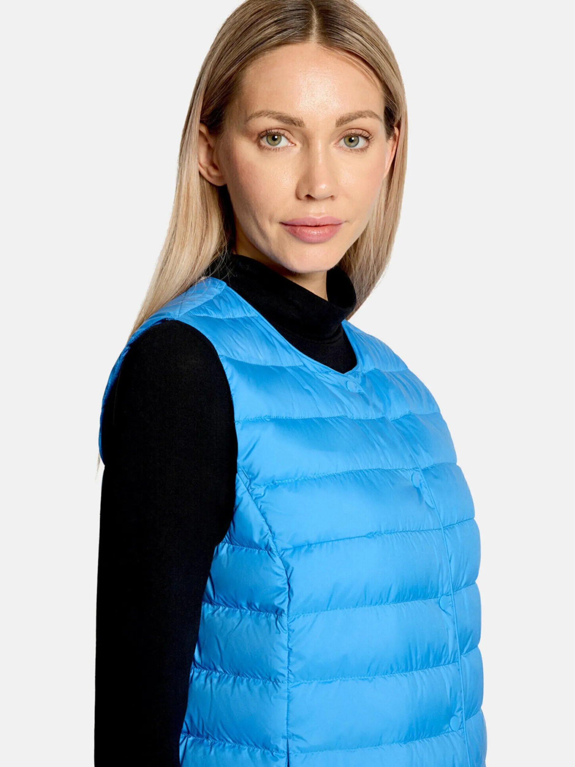 Betty Barclay Damen Daunenweste in aqua