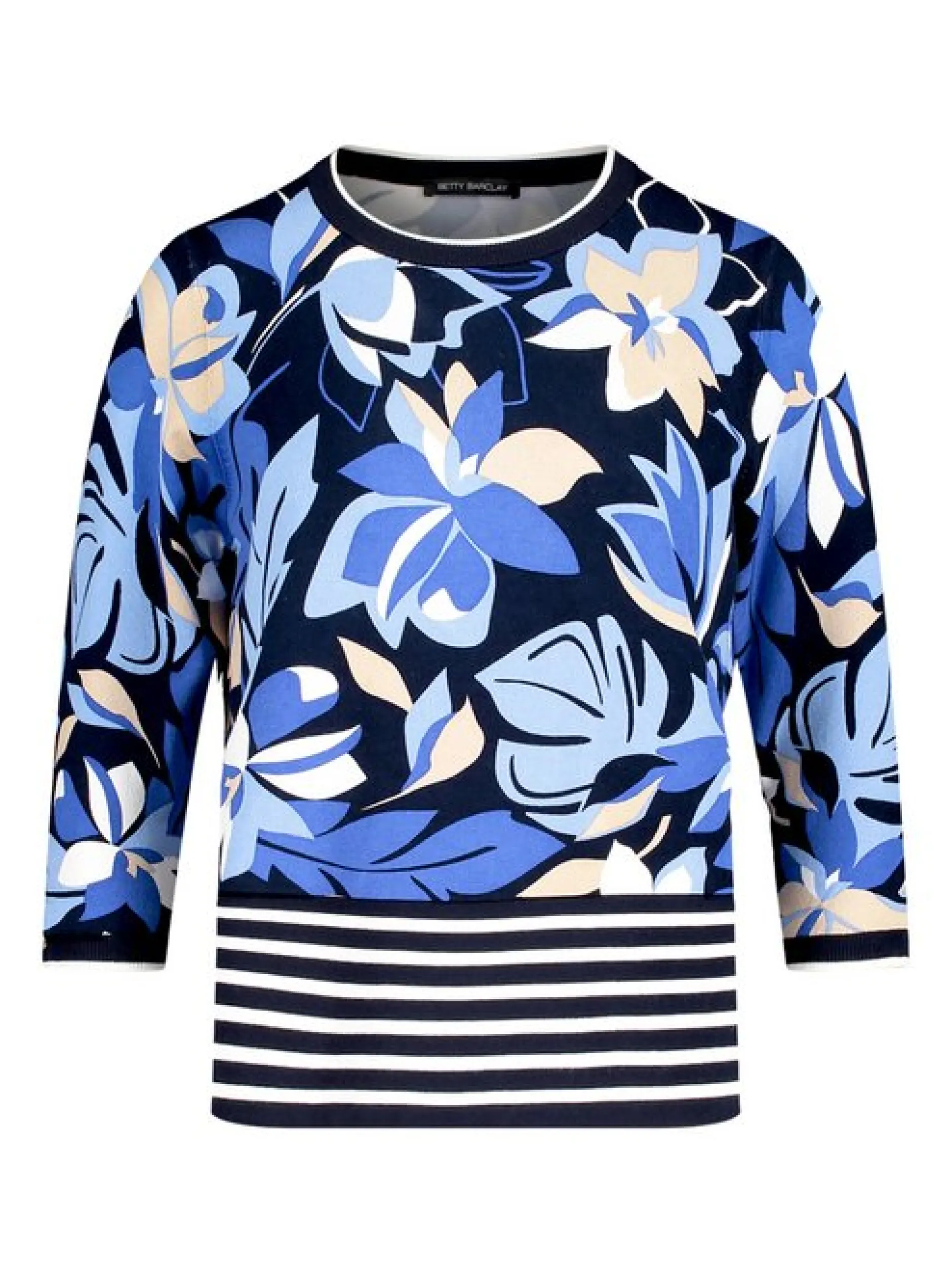 Betty Barclay Damen Feinstrickpullover in blau