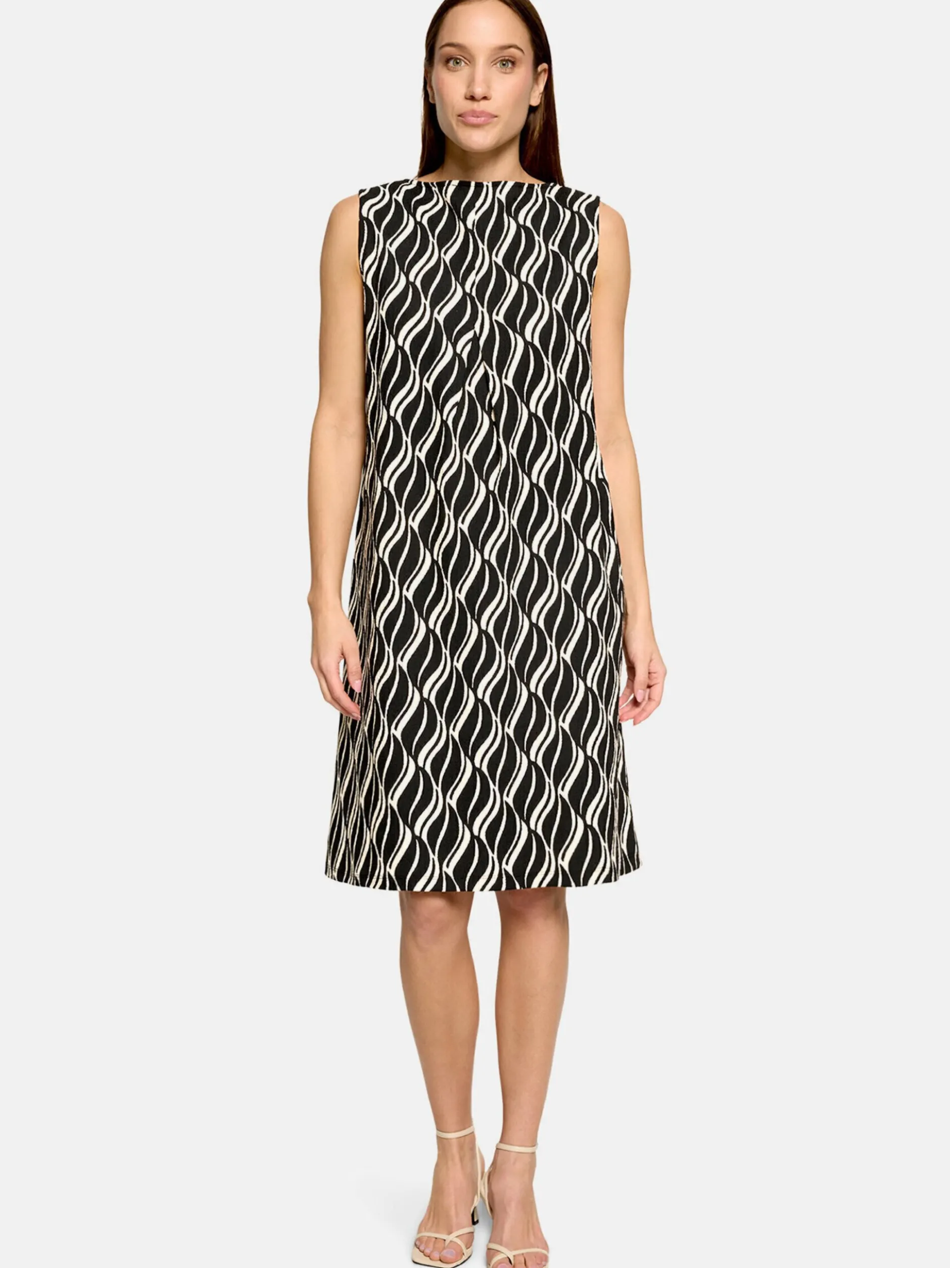 Betty Barclay Damen Freizeitkleid in schwarz mehrfarbig