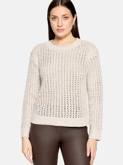 Betty Barclay Damen Grobstrick-Pullover in beige