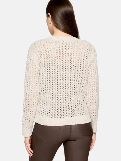 Betty Barclay Damen Grobstrick-Pullover in beige
