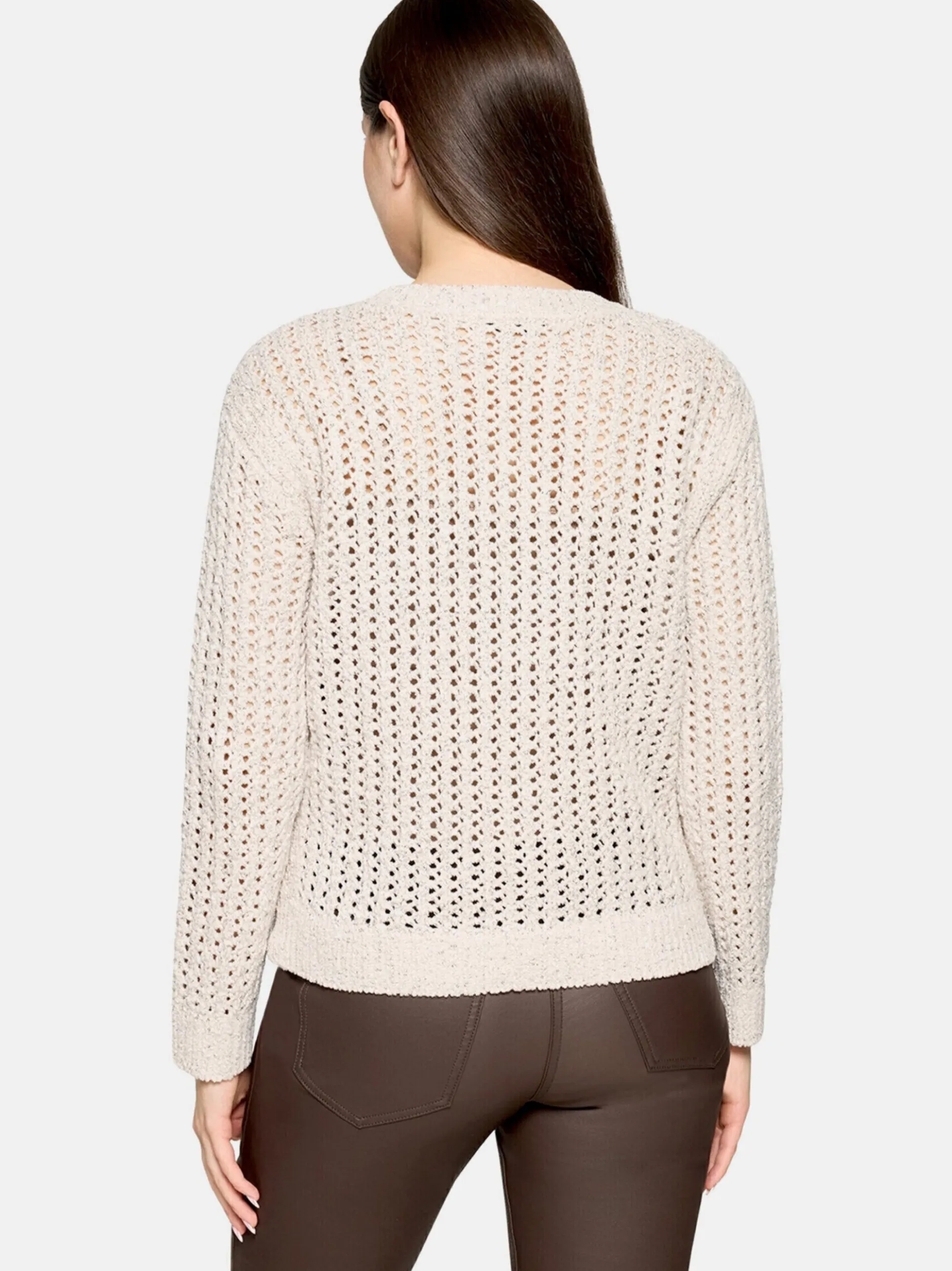 Betty Barclay Damen Grobstrick-Pullover in beige