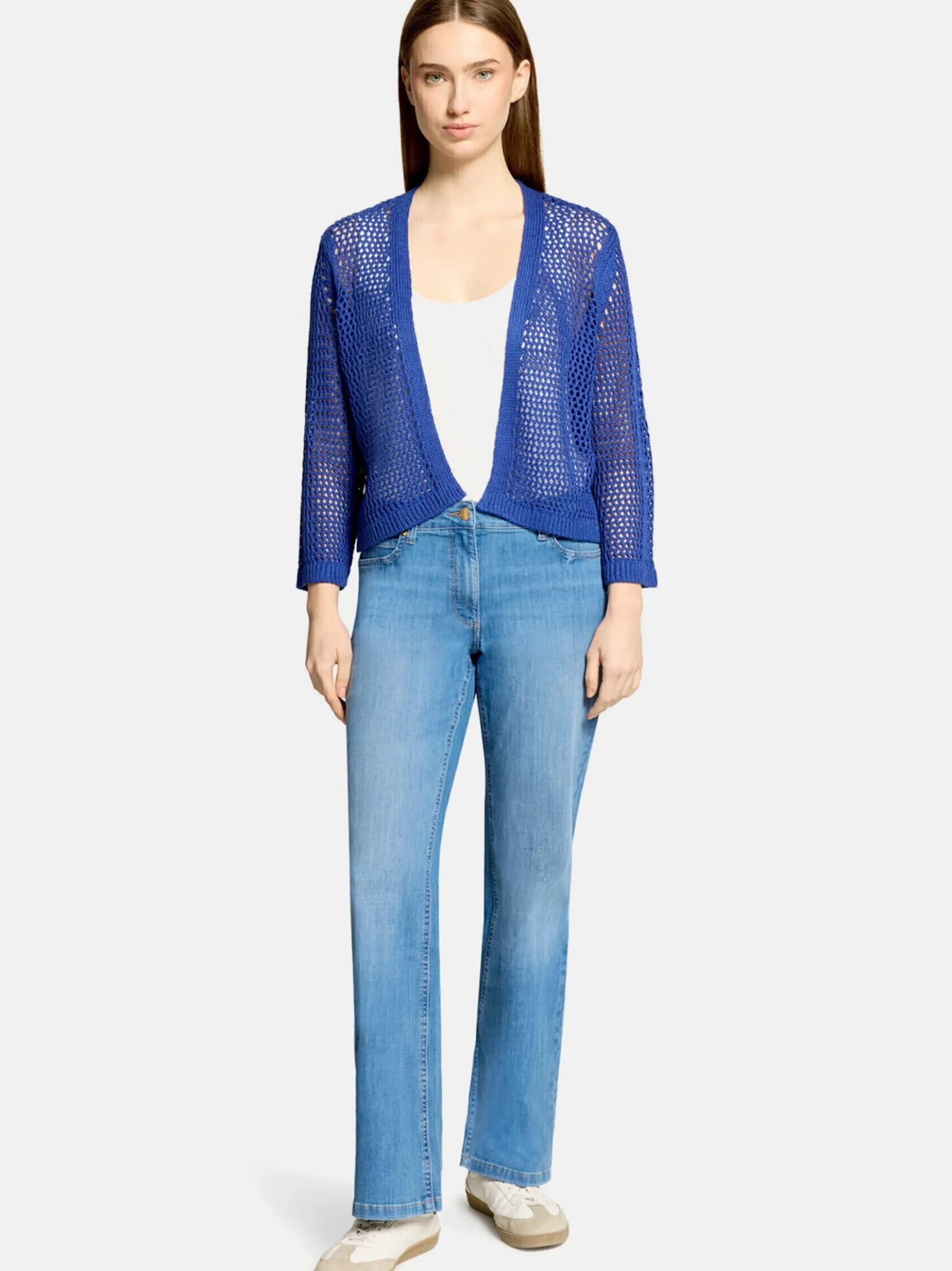 Betty Barclay Damen Grobstrickjacke in blau