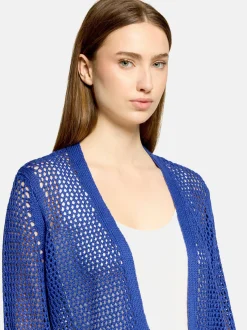 Betty Barclay Damen Grobstrickjacke in blau