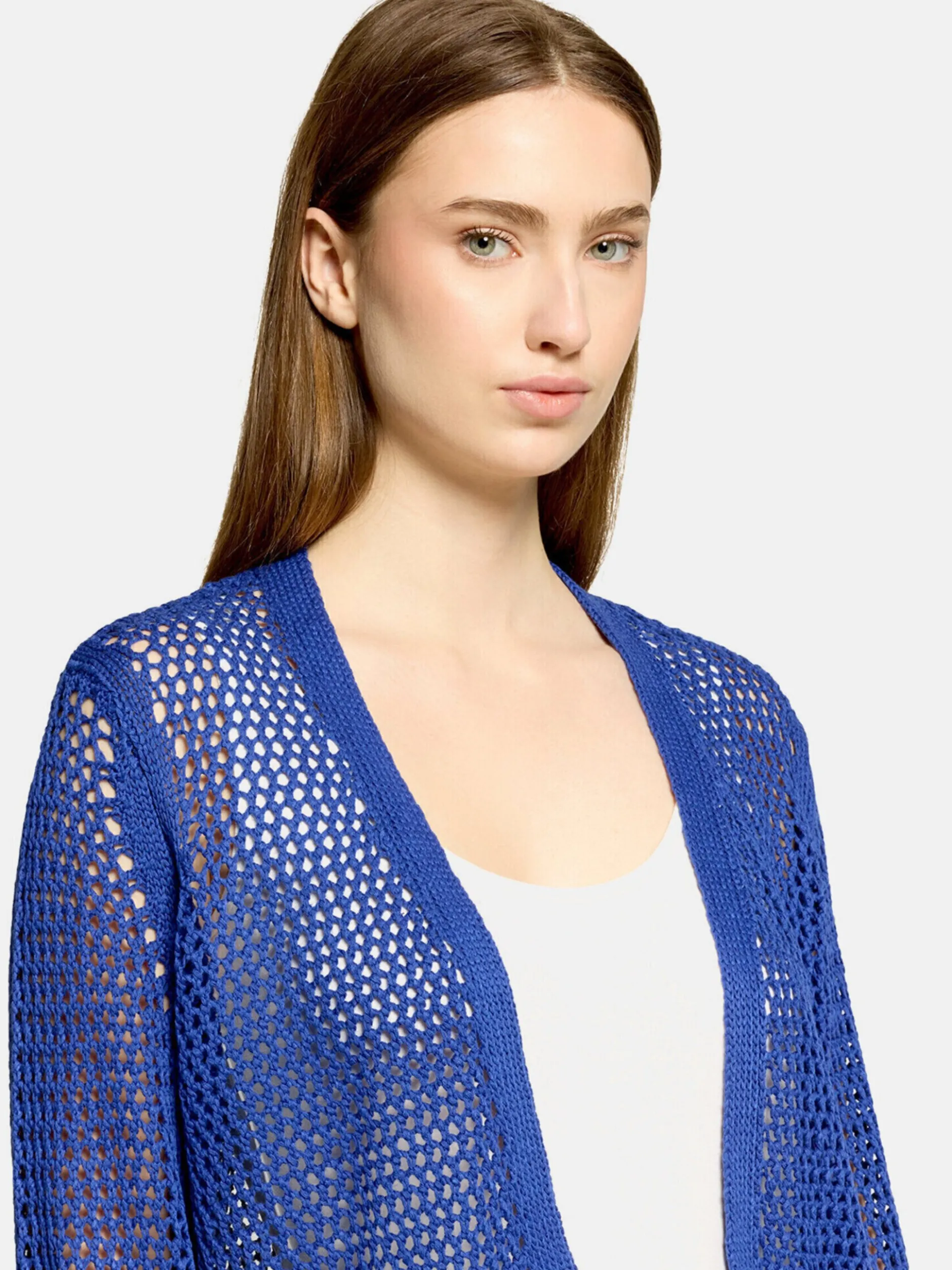 Betty Barclay Damen Grobstrickjacke in blau