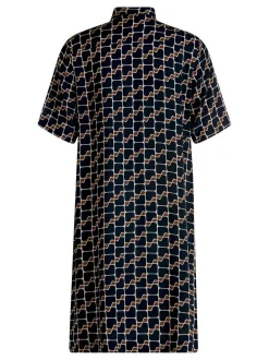 Betty Barclay Damen Hemdblusenkleid in marine beige