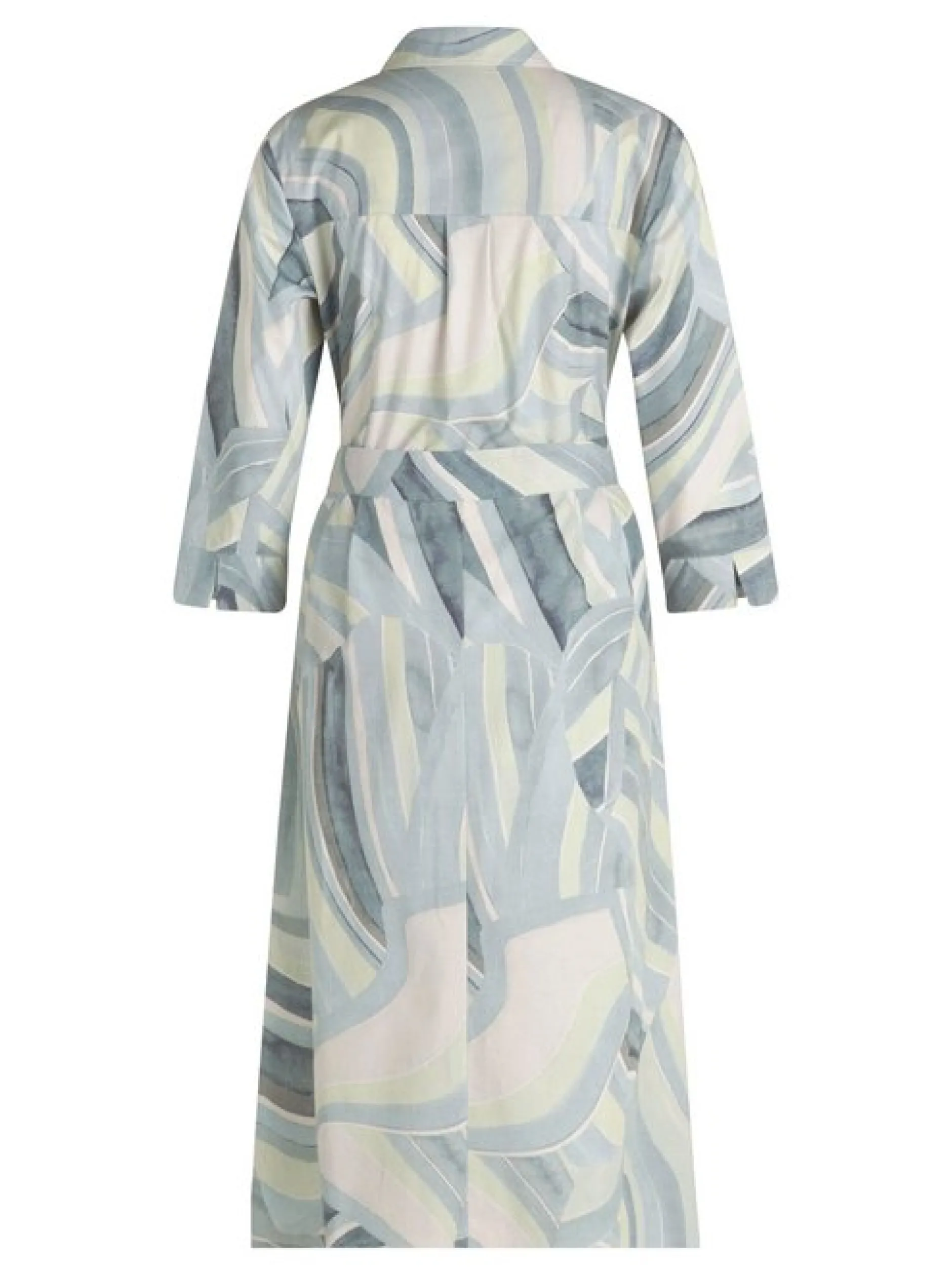 Betty Barclay Damen Hemdblusenkleid in mint mehrfarbig