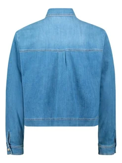 Betty Barclay Damen Hemdbluse in blau denim