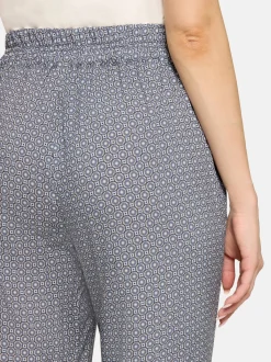 Betty Barclay Damen Hose in blau mehrfarbig