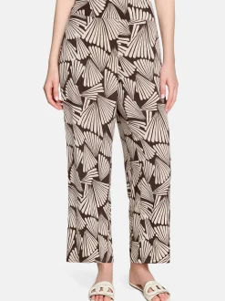Betty Barclay Damen Hose in braun mehrfarbig